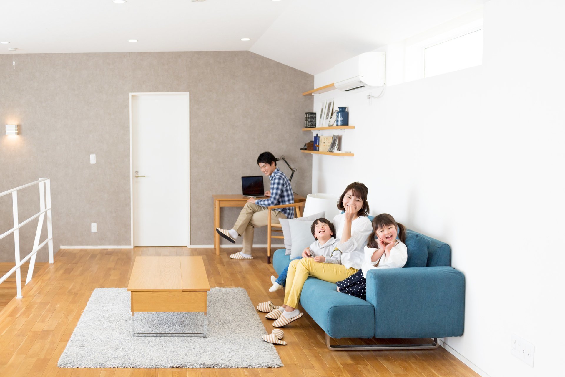 隠れ家リビング