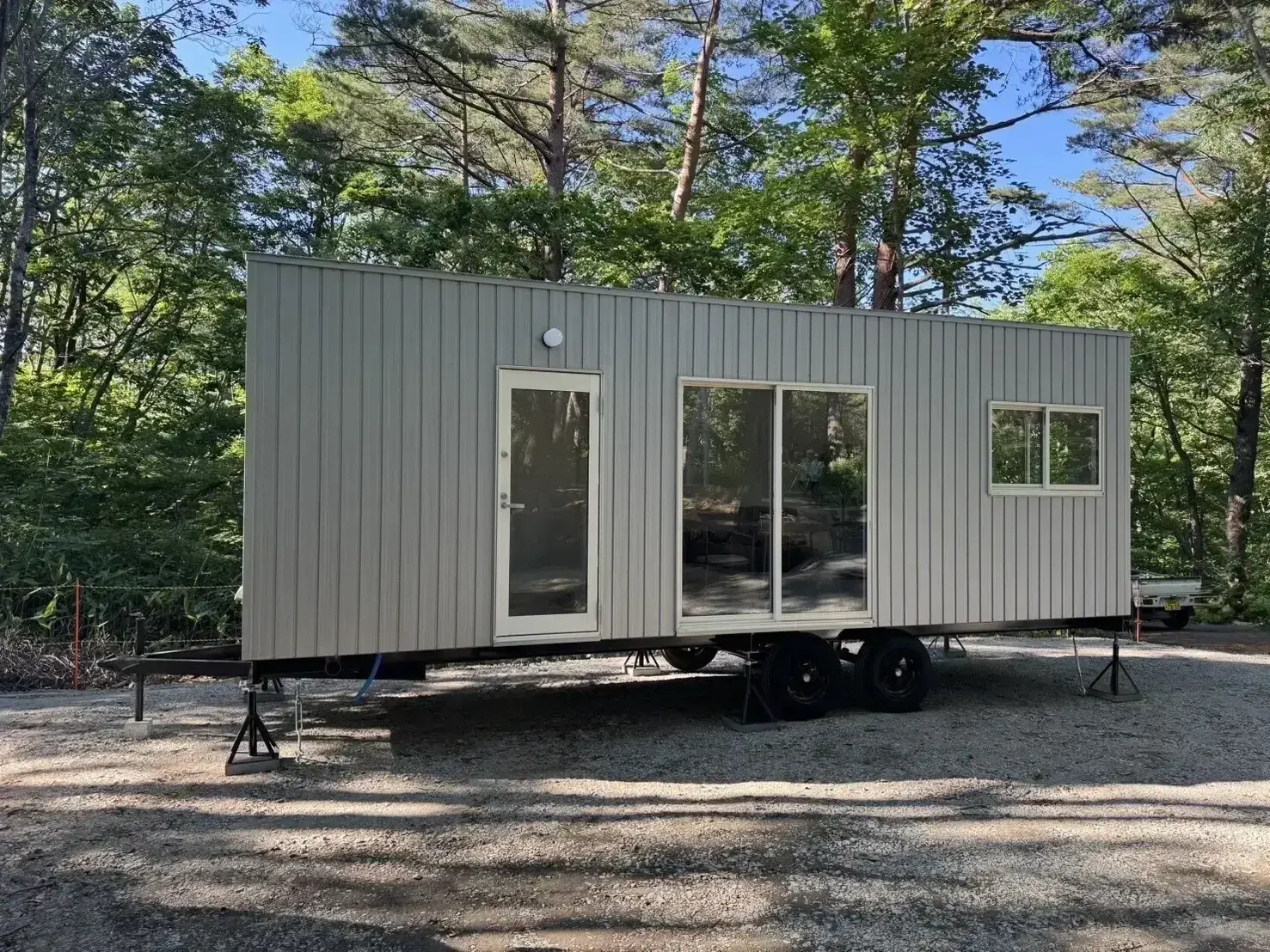 nex社製トレーラーハウス「dear place」実機外観